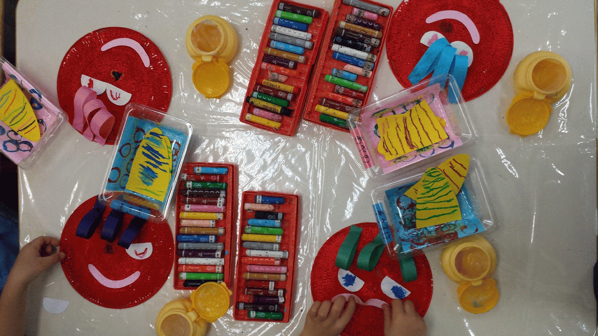 1月 節分の鬼のお面製作 立正幼稚園 1月 節分の鬼のお面製作 立正幼稚園