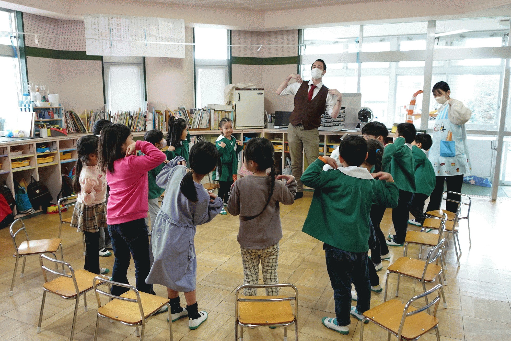 �N���ƔN���ŉp��b������܂���