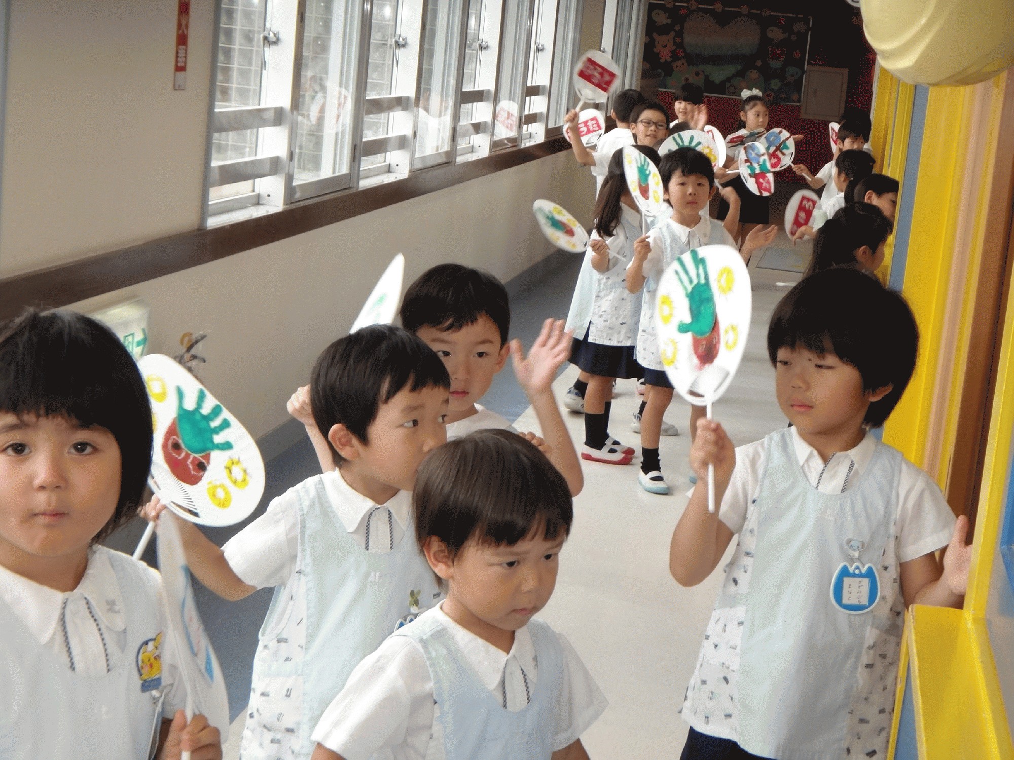 夕涼み会準備完了 学校法人かつみ学園 大和山王幼稚園 木の子保育園