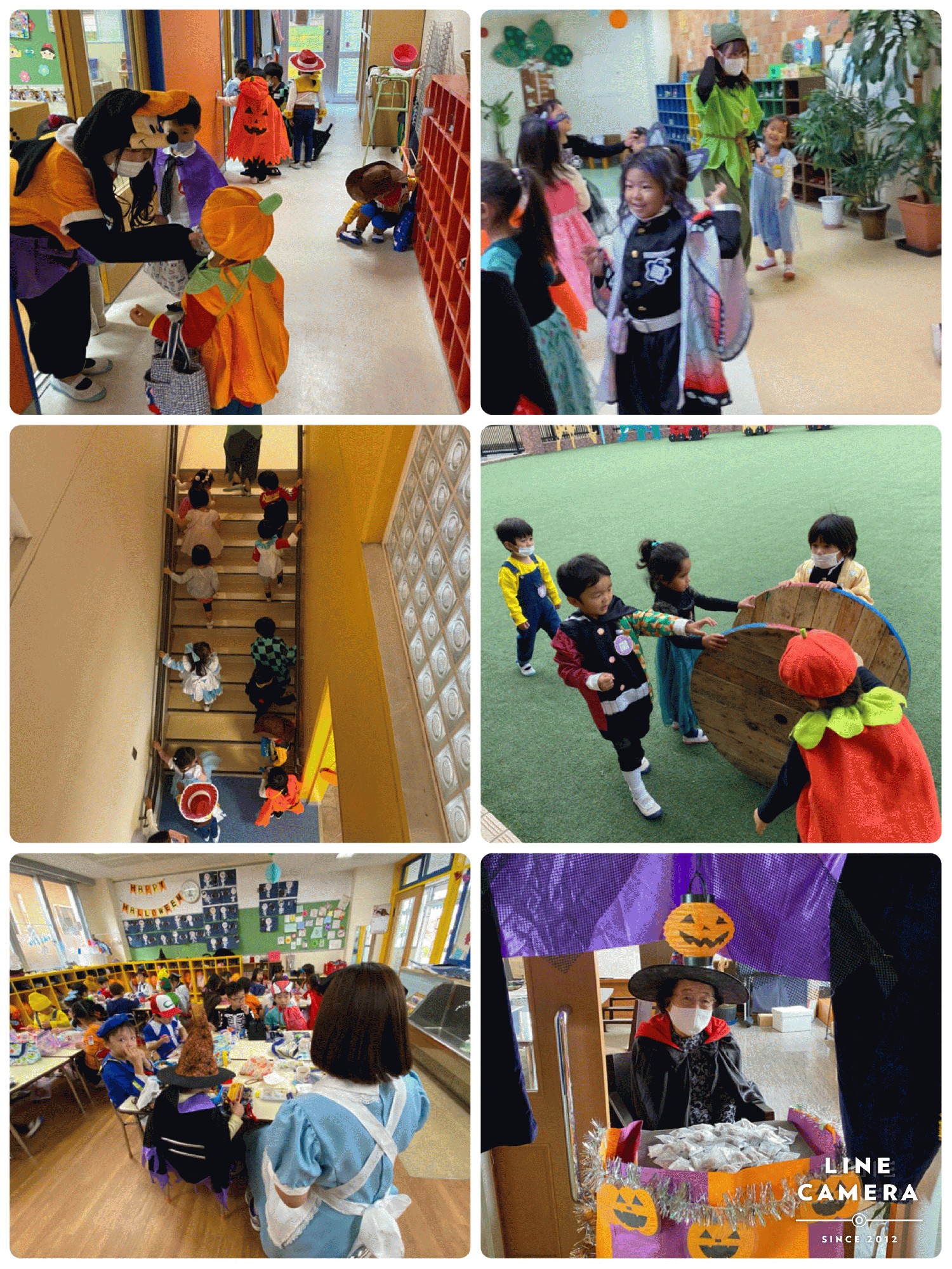 今年のハロウィンは 学校法人かつみ学園 大和山王幼稚園 木の子保育園