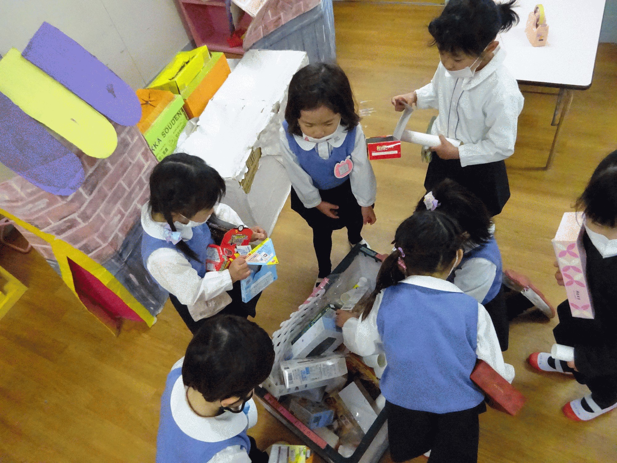 年中 あさがお組 学校法人かつみ学園 大和山王幼稚園 木の子保育園