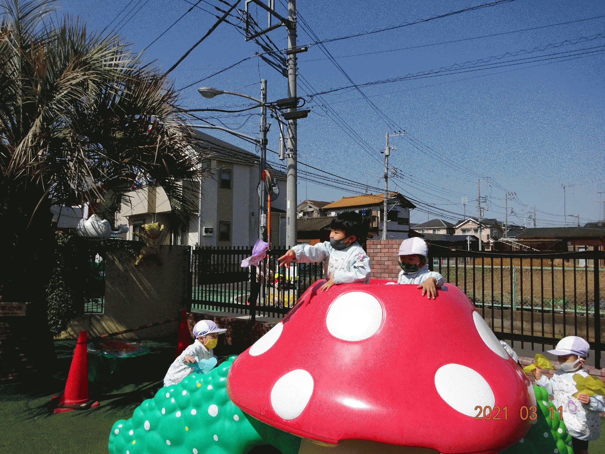 もうすぐ年中組 学校法人かつみ学園 大和山王幼稚園 木の子保育園