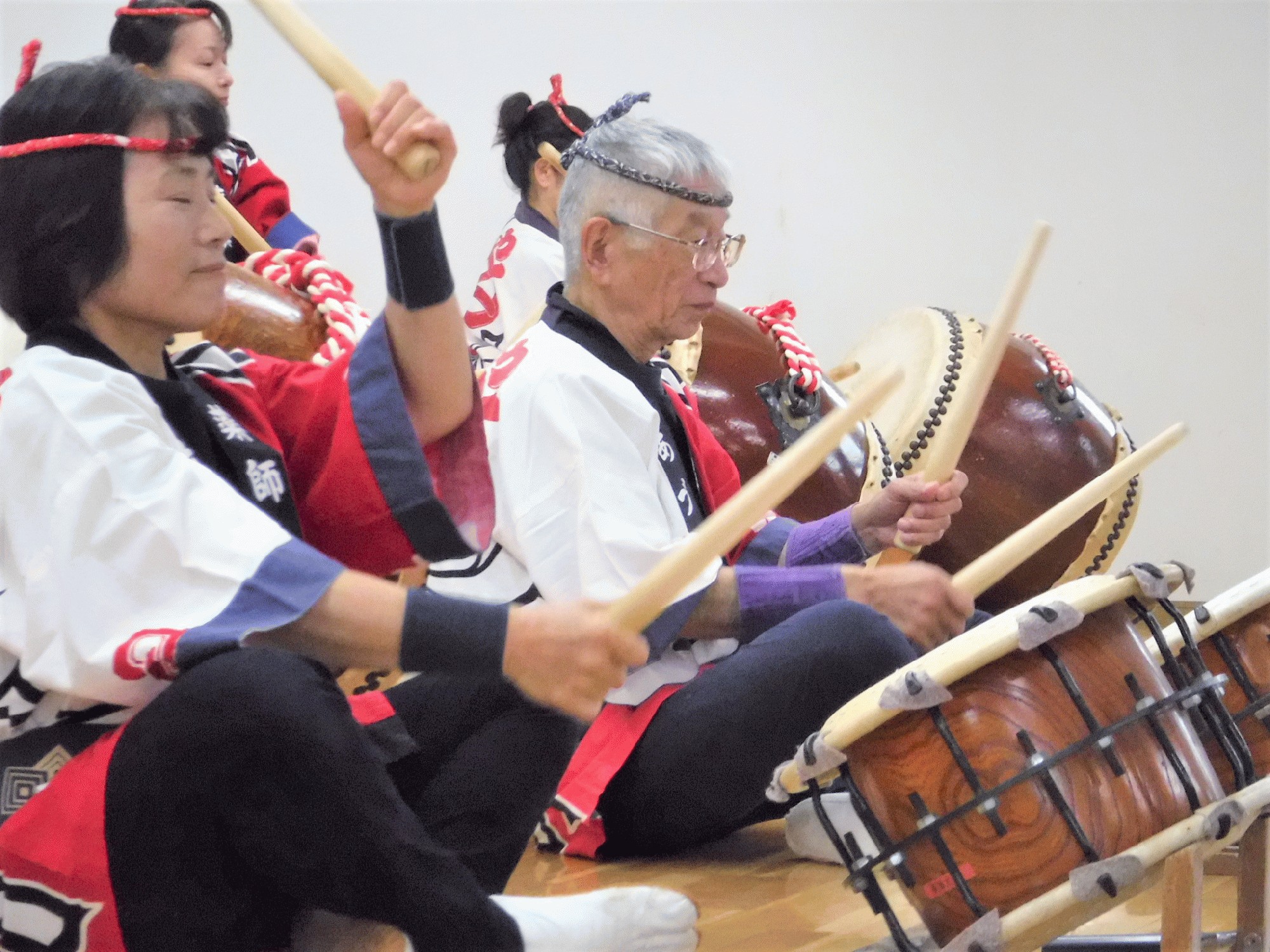 本物体験 和太鼓を聴く 触れる会 山ゆり幼稚園